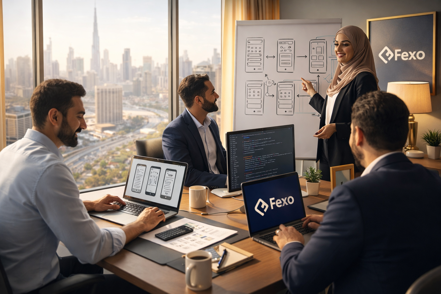 Fexo FZC LLC team - Mobile app developers in UAE